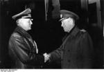 Joachim von Ribbentrop and Ion Antonescu, Germany, Jan 1943