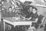Song Meiling and other Chinese representatives at the White House, Washington DC, United States, 1943