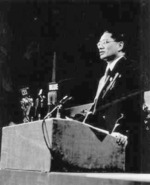 Song Ziwen speaking at the United Nations conference in San Francisco, California, United States, Apr 1945