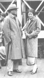 Song Ziwen and his wife Zhang Leyi in Shanghai, China, 1930s