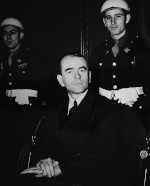 Albert Speer during the Nuremberg Trials, Germany, 1946