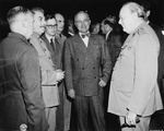 Stalin, Truman, and Churchill in conversation, Potsdam, Germany, Jul 1945