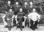 Attlee, Truman, and Stalin at Potsdam Conference, circa 28 Jul to 1 Aug 1945, photo 4 of 5