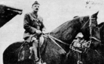 Stefanos Sarafis on horseback, circa 1944
