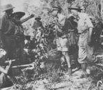 General Stilwell with troops in Burma, 1942