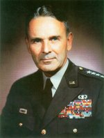 Portrait of US Army General Maxwell Taylor as Chairman of the Joint Chiefs of Staff, circa 1962-1964