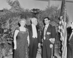 Bess Truman, US President Harry Truman, and Shah of Iran Mohammad Reza Pahlavi in the United States, 18 Nov 1949