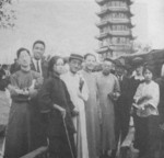 Wang Jingwei with others in Hangzhou, China, Sep 1924