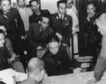 Wang Jingwei at a meeting, China, 1940s