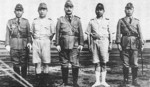 Tamon Yamaguchi, Shigetaro Shimada, Takijiro Onishi, and others in China, late 1930s