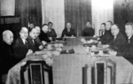 Zhang Jinghui and other Manchukuo leaders, circa 1930s