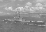 USS Alabama arriving at San Francisco, California, United States, late 1945
