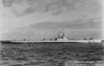 Starboard side view of USS Barbero, off Mare Island Naval Shipyard, Vallejo, California, United States, 21 Sep 1948
