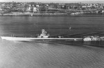 USS Brill in harbor, 1940s
