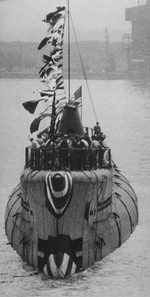 Launching of submarine Devilfish, Philadelphia, Pennsylvania, United States, 30 May 1943