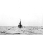 Bow view of submarine Dorado, off New England, United States, Aug 1943