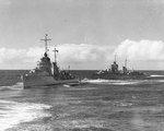 Destroyers Cushing and Drayton at sea, 8 Feb 1938