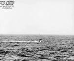 USS Drum submerged off Mare Island Naval Shipyard, California, United States, 22 Mar 1944