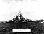 USS Guam conducting gunnery training off Trinidad, Nov-Dec 1944