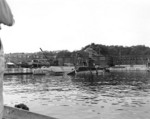 Ha-101 (front edges), I-369, and RO-58 at Yokosuka Naval Base, Japan, 7 Sep 1945; note the three Kairyu submarines near RO-58