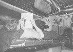 A sailor in his bunk aboard USS Harder, date unknown