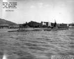 Starboard side view of USS Harder, Mare Island Navy Yard, Vallejo, California, United States, 19 Feb 1944