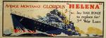 US government war bond poster featuring USS Helena, 1 Dec 1943