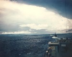 US and Australian cruisers enter Subic Bay, Philippines, Aug 1945