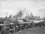 HMS Howe at Glasgow, Scotland, United Kingdom, Jul 1942