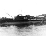 I-369 and RO-58 at Yokosuka Naval Base, 7 Sep 1945; note the three Kairyu-class submarines at right