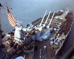 Commissioning ceremony of USS Iowa, New York Navy Yard, New York, United States, 22 Feb 1943