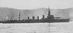 Light cruiser Jintsu at Kure, Japan, late Jan 1932