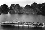 French carrier La Fayette in Indochina, 1953