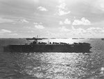 USS Langley, USS Hornet, and other warships at Ulithi, Caroline Islands, 30 Oct 1944