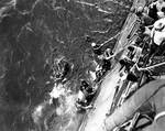 Cruiser Minneapolis picked up Lexington survivors, 8 May 1942