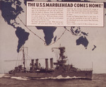 US Office of War Information newsprint regarding the homecoming of USS Marblehead, mid-1942