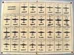 Japanese aircraft identification chart on a bulkhead aboard battleship USS Massachusetts, 2009