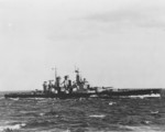 USS North Carolina underway, 1941