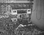 Launching ceremony of North Carolina, New York Navy Yard, Brooklyn, New York, United States, 13 Jun 1940, photo 1 of 4