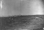 Wotje Atoll, Marshall Islands seen through the periscope of USS Pollack, mid-May 1943