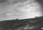 Toroa Island, Maloeap Atoll, Marshall Islands seen through the periscope of USS Pollack, May-Jun 1943
