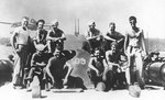Lieutenant John F. Kennedy (far right) and other crew members of PT-109, 1943