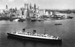 RMS Queen Elizabeth at New York, New York, United States, date unknown