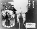 Launching of submarine S-31at San Francisco, California, United States, 28 Dec 1918