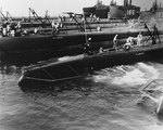 Submarines Plunger, Salmon, Seal, and Stingray, San Diego harbor, California, United States, 1940