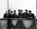 Hitler, Blomberg, and Raeder at Scharnhorst