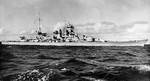 Scharnhorst at sea, circa 1939, photo 1 of 2