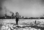 Scharnhorst at Kiel, Germany, Jan 1940