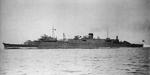 Submarine tender Tsurugizaki off Tateyama, Japan, 30 Jan 1939; she was later converted to become light carrier Shoho