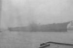 Launching of Shokaku from the second construction slip of Yokosuka Naval Arsenal, Japan, 1430 hours on 1 Jun 1939